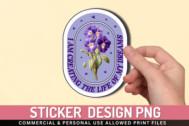 I am creating Sticker Design Sublimation Regulrcrative 