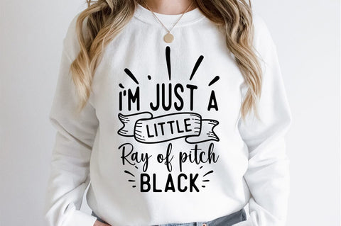 I am just a little ray of pitch black SVG Designangry 