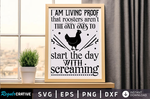 I am living proof that Svg Design SVG Regulrcrative 