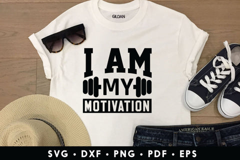 I Am My Motivation, Workout SVG Design SVG CraftLabSVG 