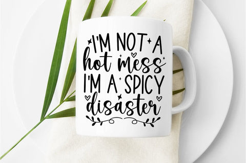 I am not a hot mess i am a spicy disaster SVG Design SVG Designangry 