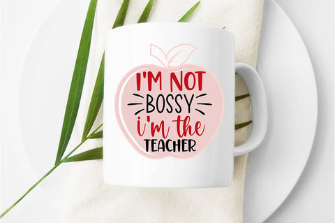I am not bossy I am the teacher SVG Design SVG Designangry 