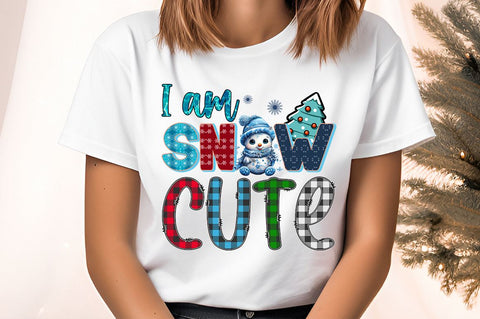 I am snow cute PNG Design Sublimation Designangry 