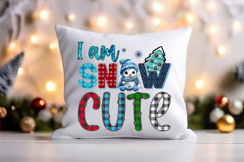 I am snow cute PNG Design Sublimation Designangry 