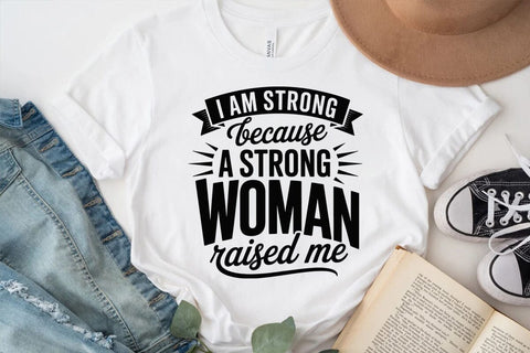 I am strong because a strong woman SVG Angelina750 