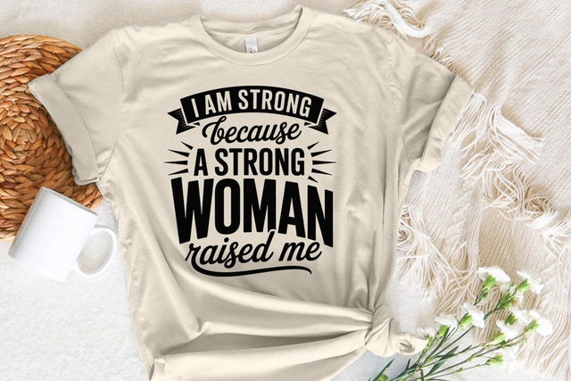 I am strong because a strong woman SVG Angelina750 