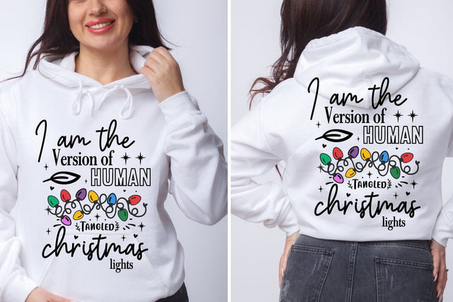 I Am The Human Version Of Tangled Christmas Lights svg design SVG designmaster24 