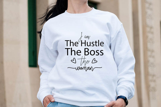 I am the hustle the boss the woman SVG Angelina750 