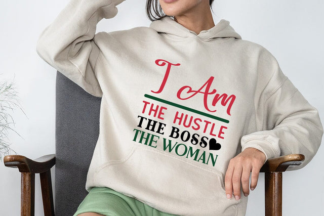 I am the hustle the boss the woman SVG Angelina750 