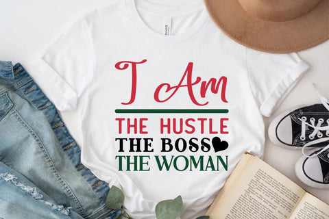 I am the hustle the boss the woman SVG Angelina750 