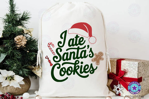 I Ate Santas Cookies, Christmas SVG Design, Christmas Holidays T-shirt SVG FiveStarCrafting 