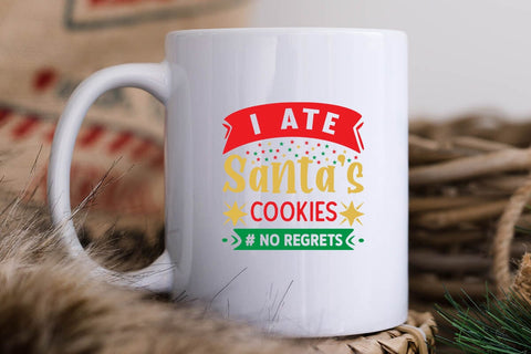 i ate santas cookies no regrets SVG Angelina750 
