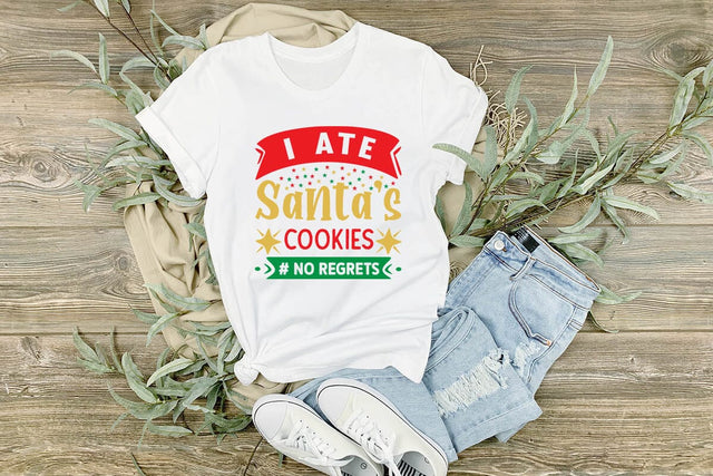 i ate santas cookies no regrets SVG Angelina750 