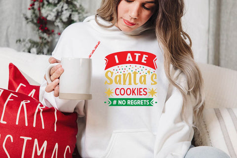i ate santas cookies no regrets SVG Angelina750 