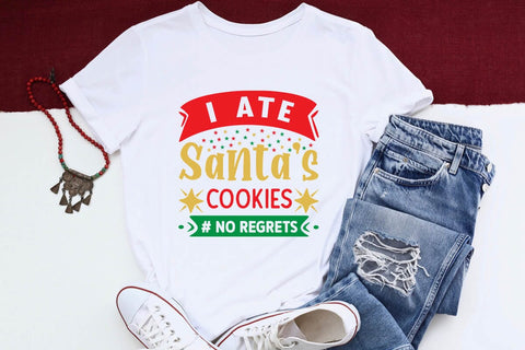 i ate santas cookies no regrets SVG Angelina750 