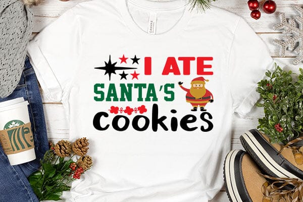 I ate santas cookies SVG Angelina750 