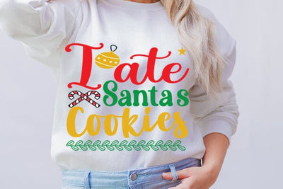 I ate Santas Cookies SVG Angelina750 