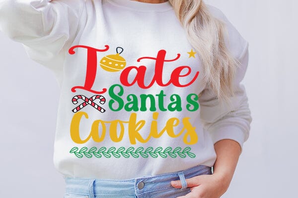 I ate Santas Cookies SVG Angelina750 