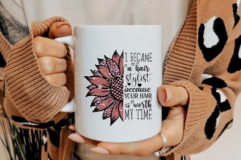 I Became A Hair Stylist Because Your Hair Is Worth My Time Png, Hair Stylist Gift Digital Download Sublimation Png, Hairstyle Png,Barbershop Png,Hair Salon Png Downloads Sublimation Jagonath Roy 