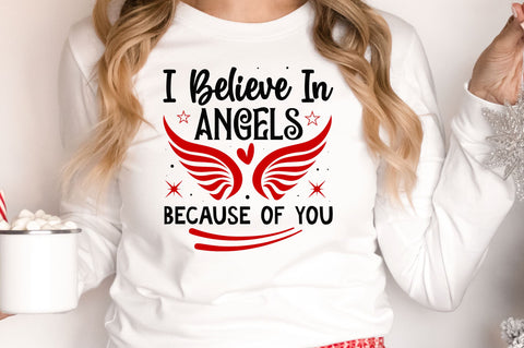 I believe in angels because svg design SVG Regulrcrative 