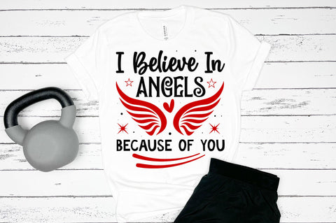 I believe in angels because svg design SVG Regulrcrative 