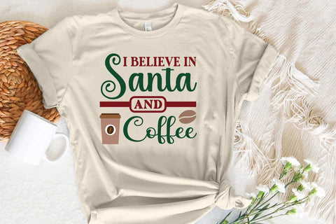 I believe in santa and coffee SVG Angelina750 