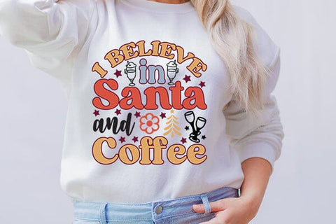 I believe in santa and coffee SVG Angelina750 
