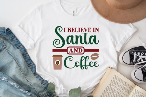 I believe in santa and coffee SVG Angelina750 