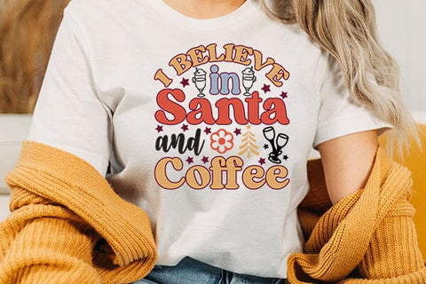 I believe in santa and coffee SVG Angelina750 