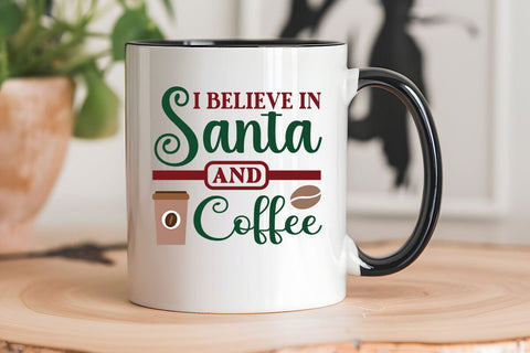 I believe in santa and coffee SVG Angelina750 