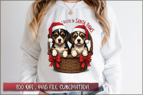 I believe in santa paws Sublimation Sublimation Shetara Begum 