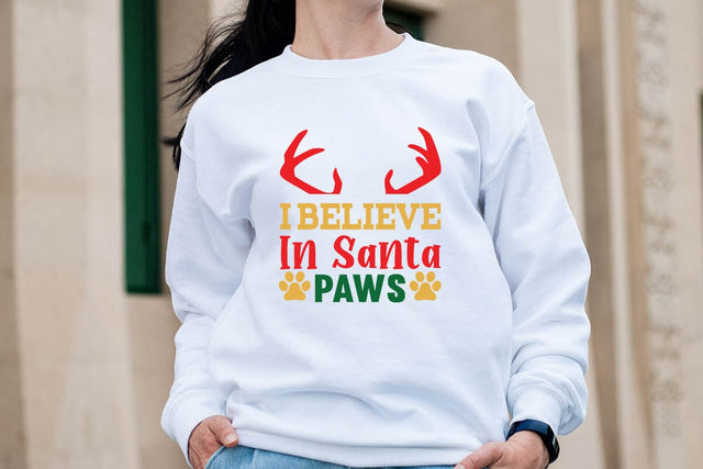I Believe In Santa Paws SVG Angelina750 