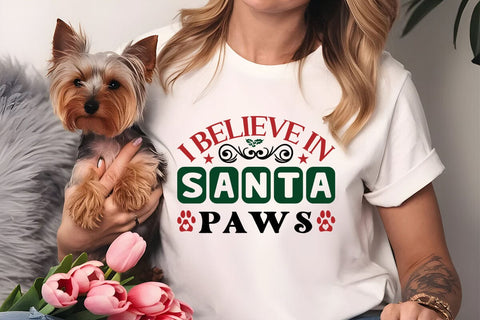 I believe in santa paws SVG Angelina750 