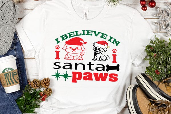 I believe in santa paws SVG Angelina750 