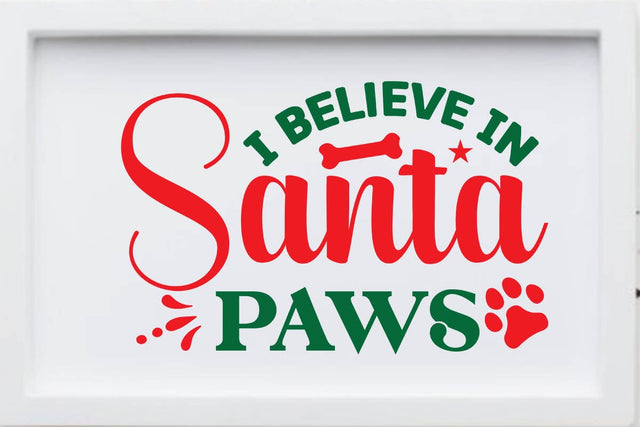 I Believe In Santa Paws SVG Angelina750 