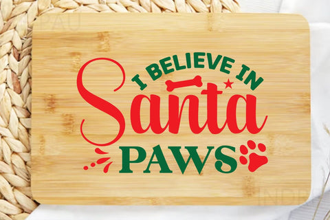 I Believe In Santa Paws SVG Angelina750 