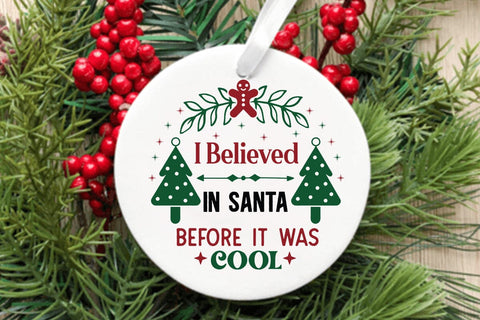 I believed in santa before it was cool SVG Angelina750 