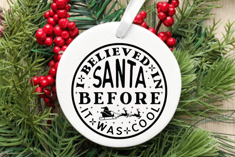 I believed in santa before it was cool SVG Angelina750 