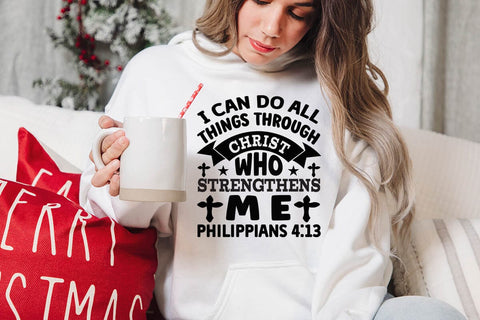 I can do all things through christ who strengthens me philippians 4 13 SVG Angelina750 