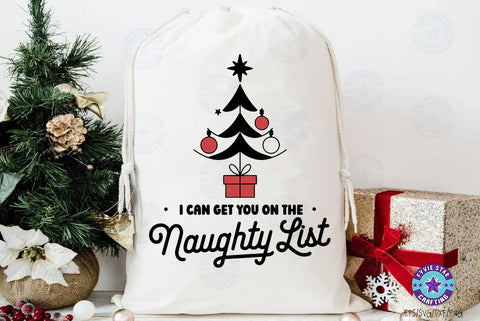 I can get you on the naughty list, Christmas SVG Design SVG FiveStarCrafting 