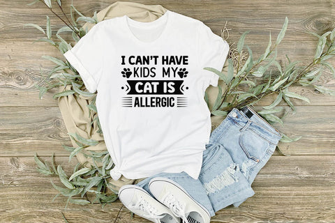 I can t have kids my cat is allergic SVG Angelina750 