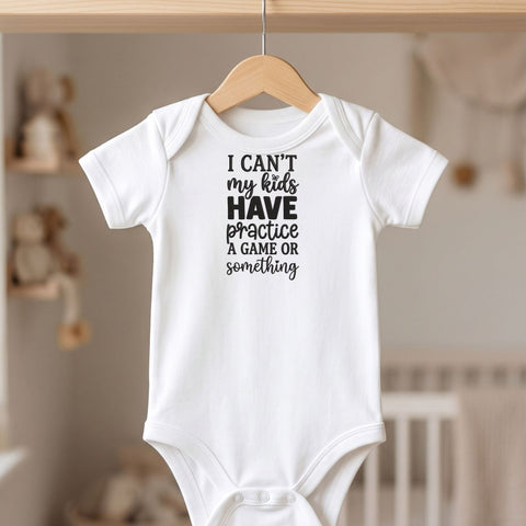 I Can't My Kids Have Practice Embroidery Design – Funny Sports Mom Saying Machine Embroidery File Embroidery/Applique DESIGNS PatternFeed8 