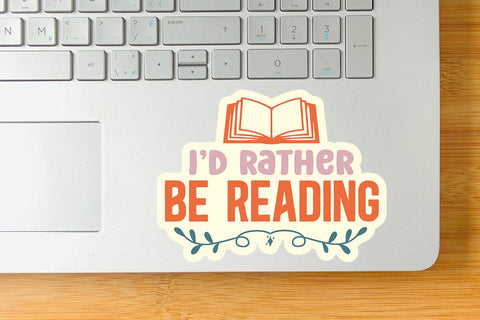 I d Rather Be Reading SVG Angelina750 