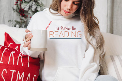 I d Rather Be Reading SVG Angelina750 