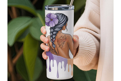 I Decide My Vibe 20oz Tumbler Wrap Sublimation DesignSVG 