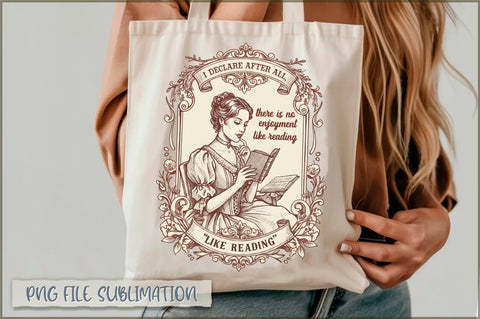 I declare after all, there is no enjoyment like reading Tote Bag Sublimation Shetara Begum 