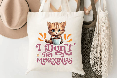 I Dont Do Mornings Sublimation Design Sublimation Regulrcrative 