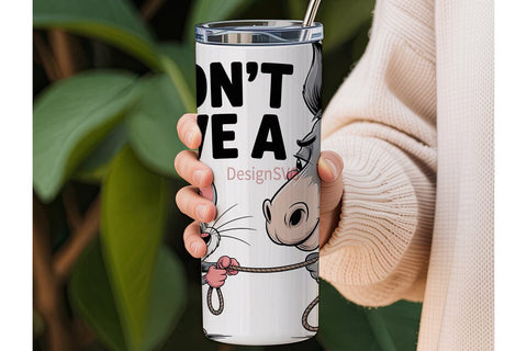I Don't Give A - 20oz Tumbler Wrap Sublimation DesignSVG 