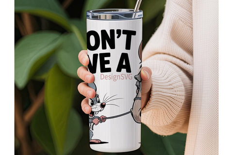 I Don't Give A - 20oz Tumbler Wrap Sublimation DesignSVG 