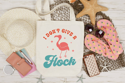 I Don't Give a Flock - Retro Summer SVG SVG CraftLabSVG 
